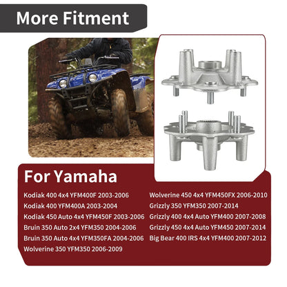 2x Hubs for Yamaha Kodiak/Bruin