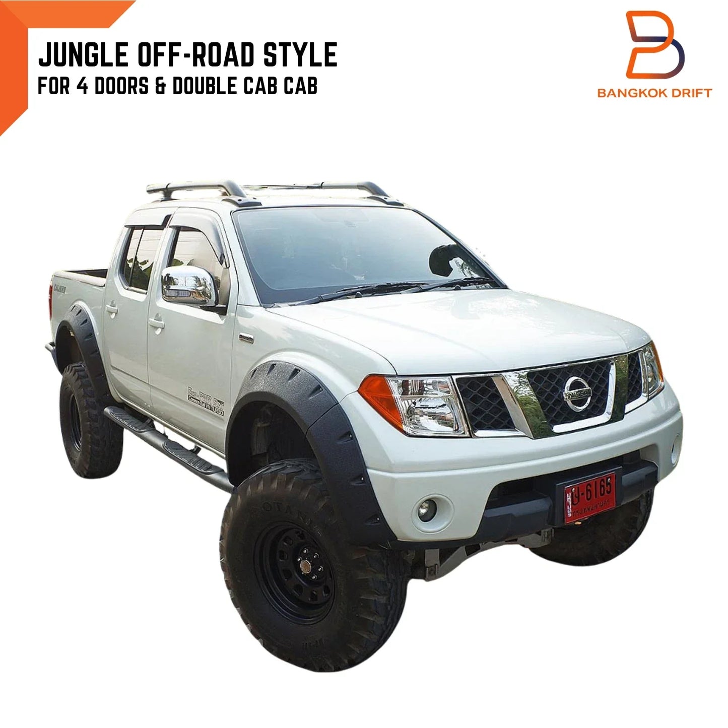 Off-Road Fender Flare Arch for Nissan Navara D40 Ute (2005-2014)