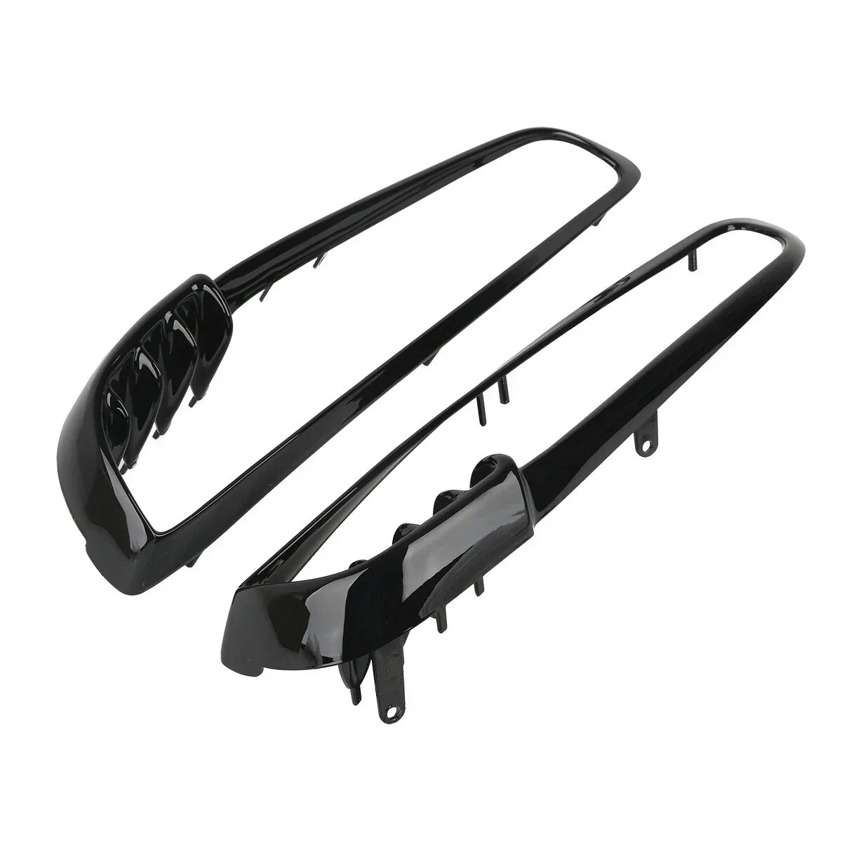 Black Radiator Trim Bezels for Harley V-Rod VRSCA VRSCB (2001-2010)