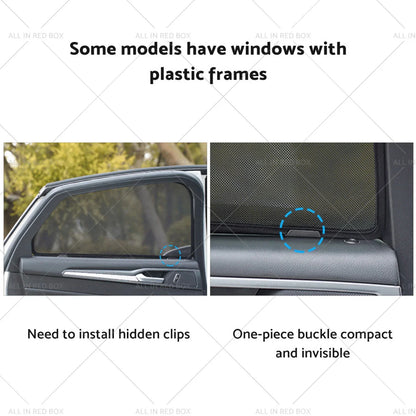 Front Magnetic Sun Shades for Mazda CX-3 (2015-Current)