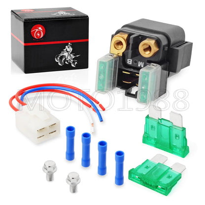 Starter Solenoid Relay M-B & Plug for Yamaha Road Star 1700 XV1700 (2008–2014)