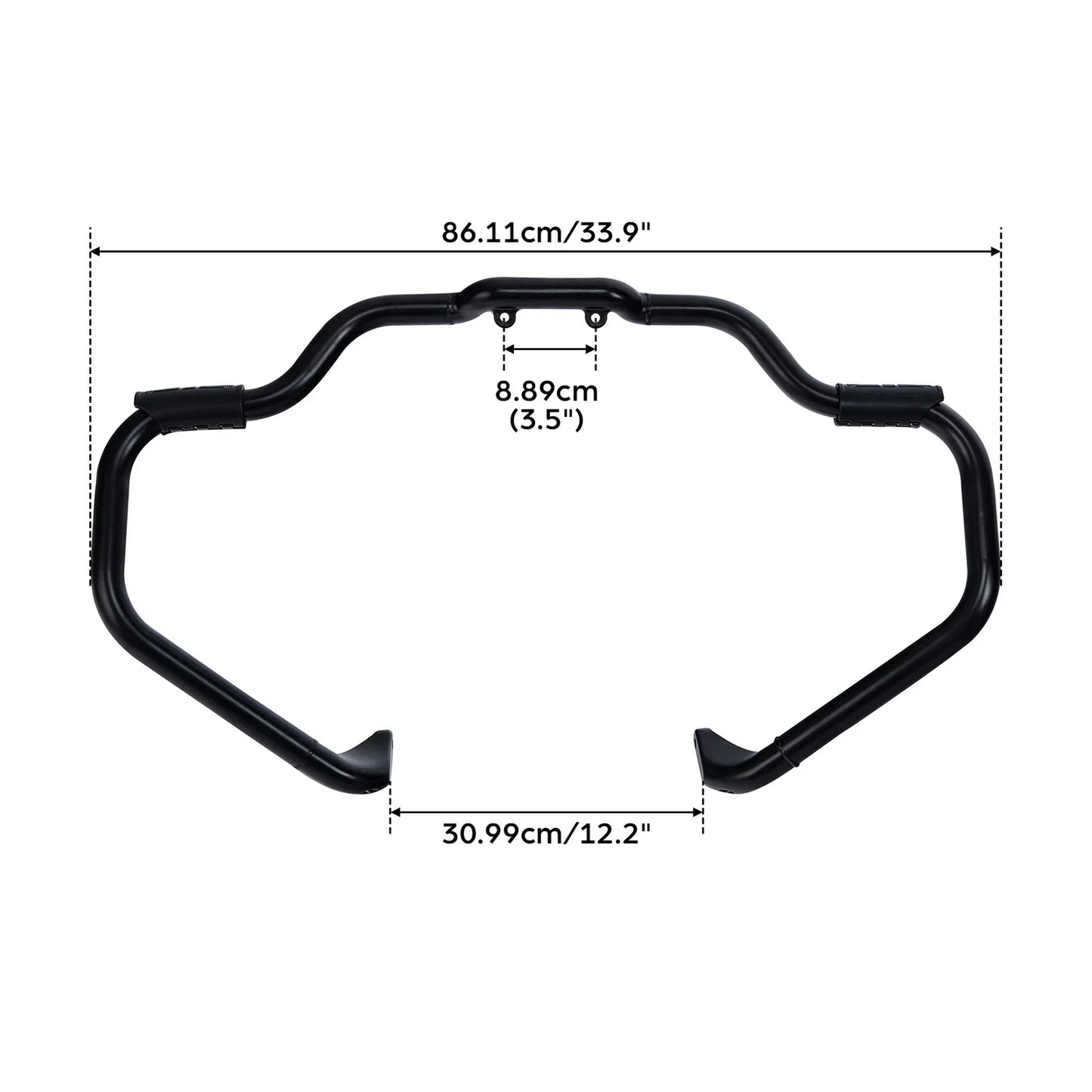 Mustache Engine Guard Bar Lower Vented Fairings for Indian Roadmaster (15-25)