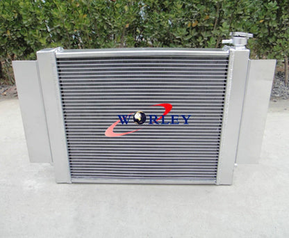 Aluminum Radiator 3 Row for Mazda RX2 RX3 RX4 RX5 RX7 (1970-1985)