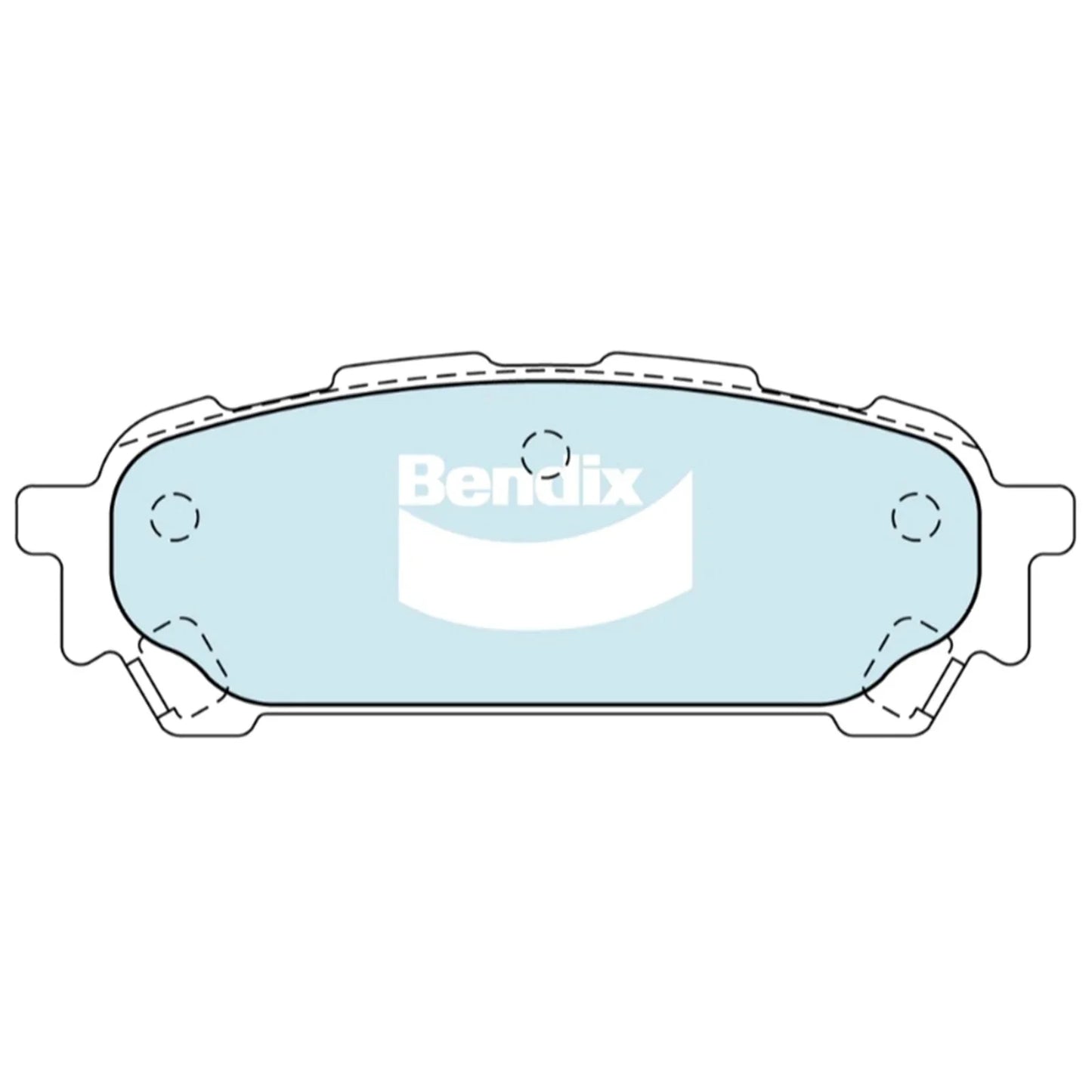 GCT Rear Disc Brake Pad Set for Subaru Liberty (2006-2009)
