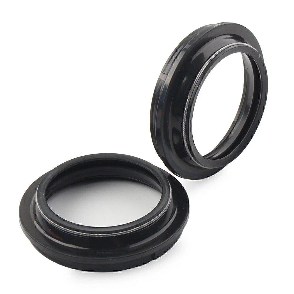 Black 43x54-11mm Front Fork Damper Shock Absorber Oil Seal (Fits Various Models)