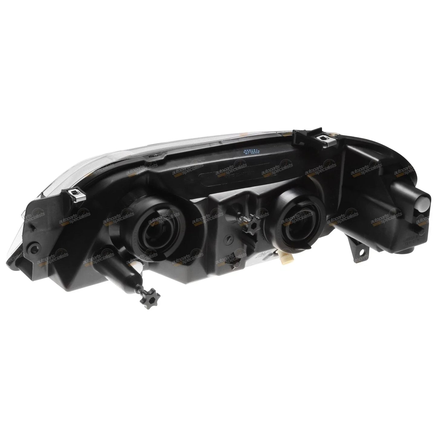 Black Pair LH+RH Head Lamps for Ford Falcon BA BF XR6 XR8 FPV (2003-2008)