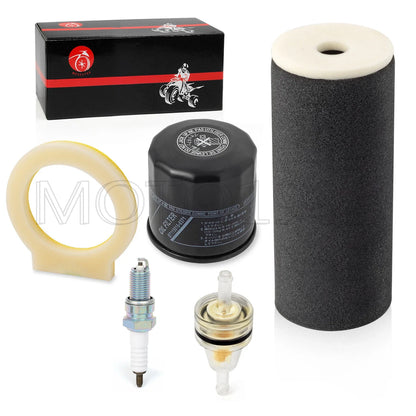 Air Filter Foam & Oil Filter Spark Plug for Yamaha Grizzly YFM660 (2002–2008)