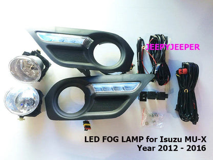 LED Fog Lamp Set for Isuzu MU-X MUX SUV (2012-2017)
