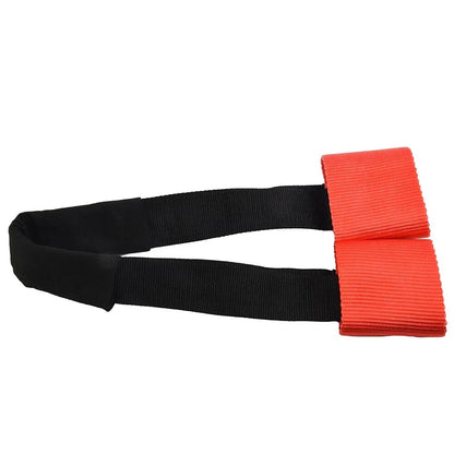Red Handlebar Strap for Motorcycle Transport