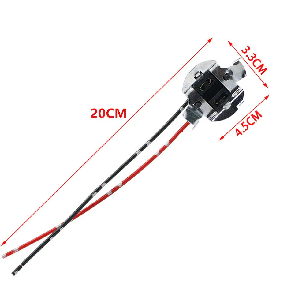 H7 Halogen Lamp Connector Bulb Base Socket Holder for Car Light