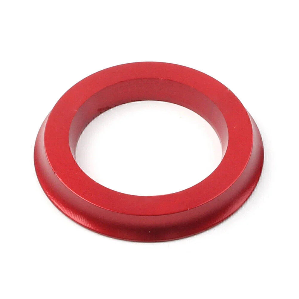 Red Ignition Key Switch Ring Cover for Motorcycle Alloy Cap