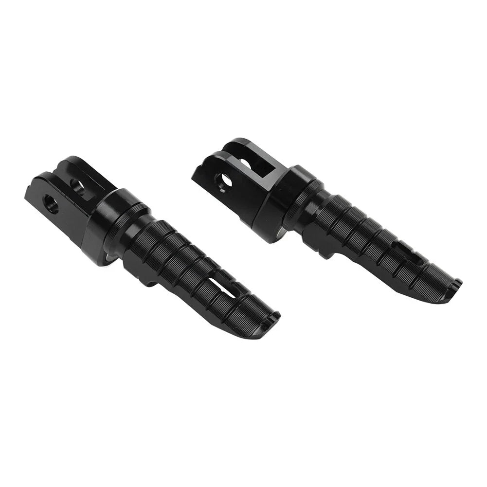 Black Front Footrest Pegs for BMW R Nine T/Scrambler, F900R (2019-2023)
