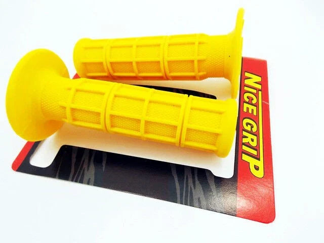 Yellow Hand Grip Set for Suzuki RM370  - Left & Right Pair