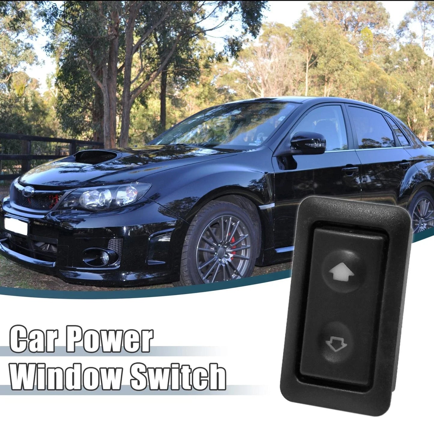 6-Pin Black Power Window Button Switch for BMW