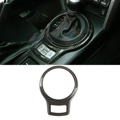 Carbon Fiber Gear Shift Panel Trim for Toyota 86 Subaru BRZ Scion FR-S (2012-2020)