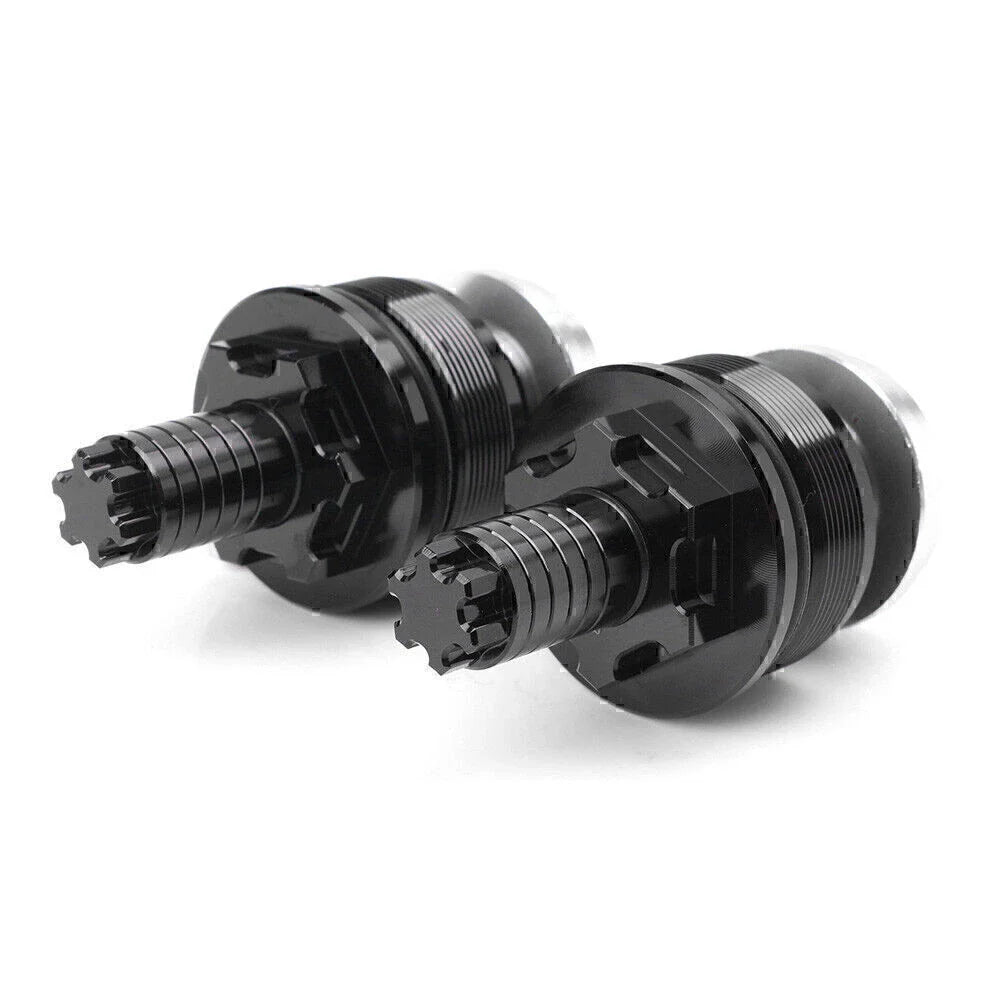 CNC Preload Adjusters for Yamaha YZF-R25/R3 Fork Bolts BLACK (2014-2023)