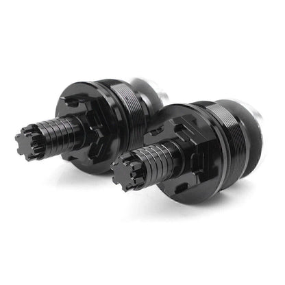CNC Preload Adjusters for Yamaha YZF-R25/R3 Fork Bolts BLACK (2014-2023)