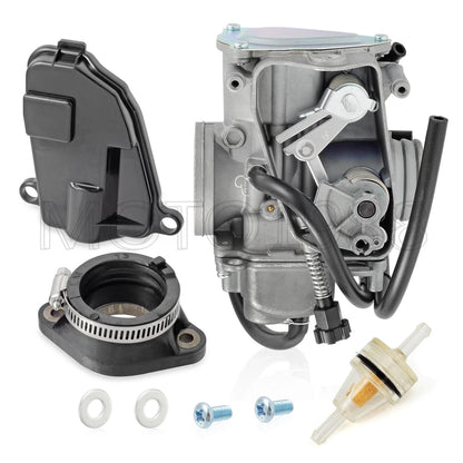 Carburetor & Intake Manifold Boot for HONDA TRX350 FourTrax 4x4 (1986–1987)