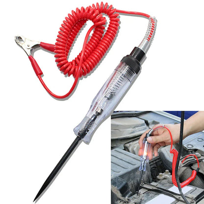 Diagnostic Tool for Car Circuit Testing with Probe Pen and Light Bulb Detection