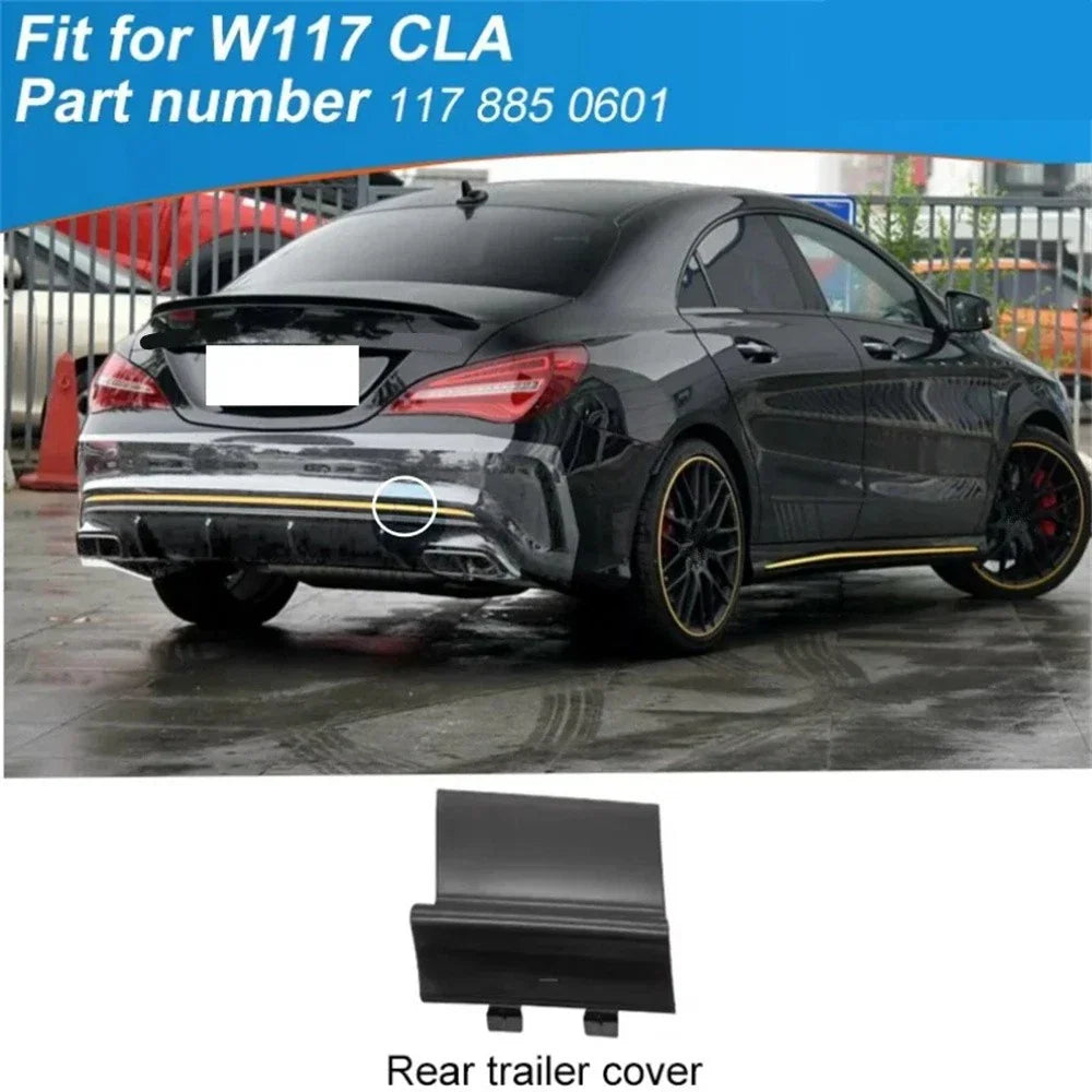 Rear Bumper Tow Cover for Mercedes-Benz CLA AMG C117 (2013-2019)