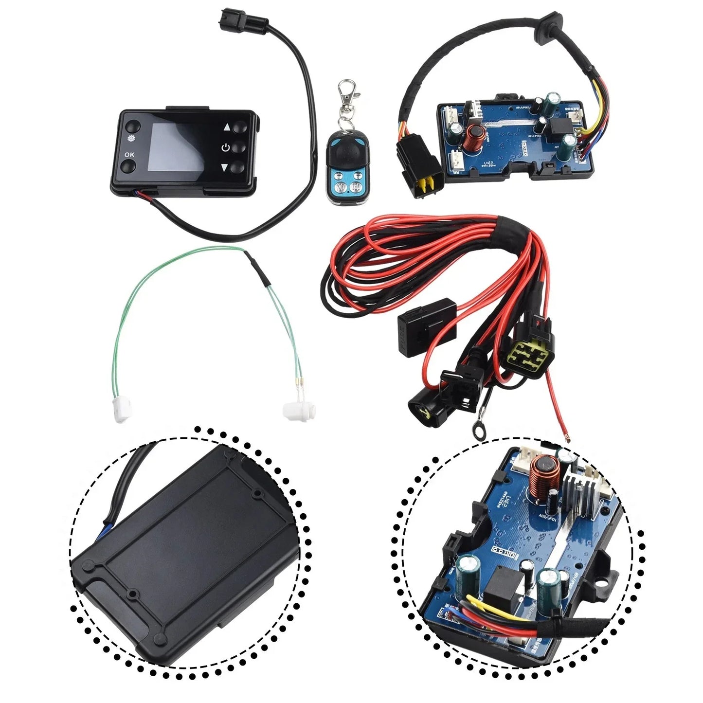 Air Diesel Heater Controller with LCD Display and Remote