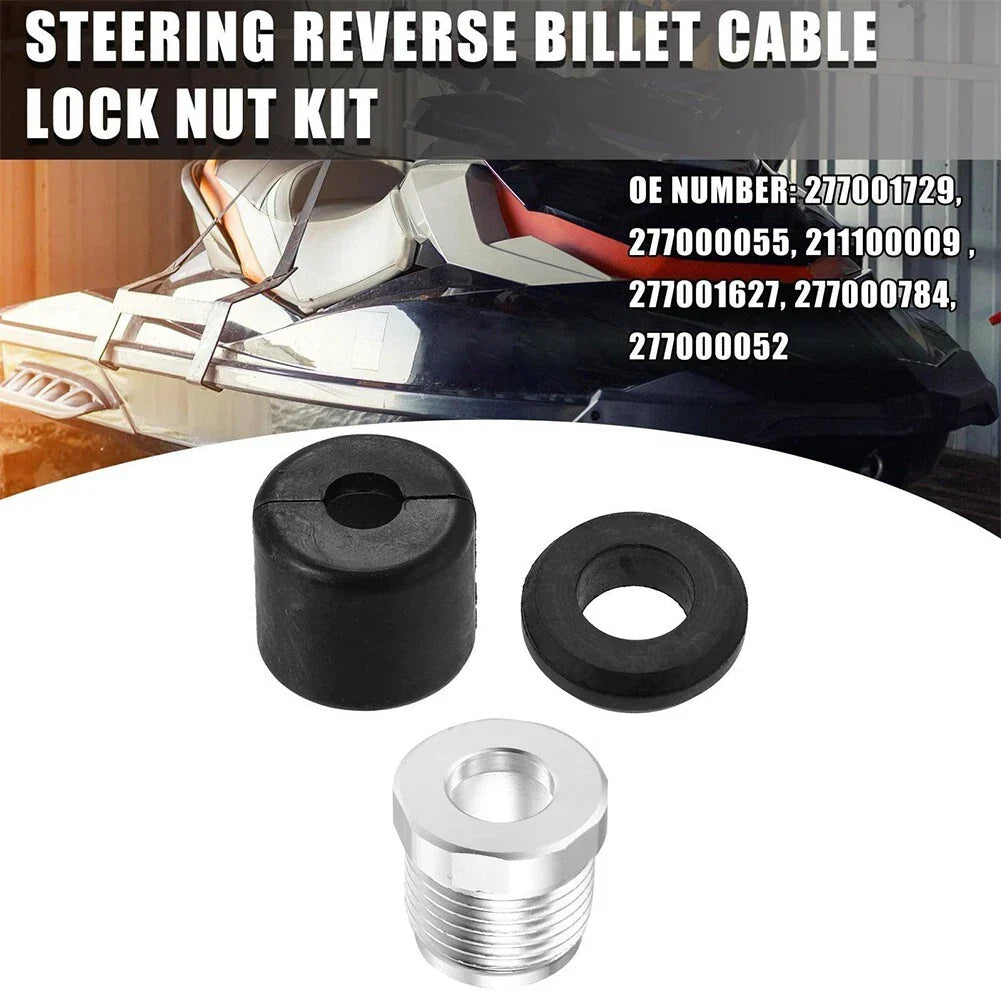 Steering Reverse Aluminum Cable Lock Nut for Sea-Doo
