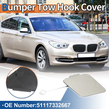 Tow Hook Cover Front Right for BMW 535i Orion Silver