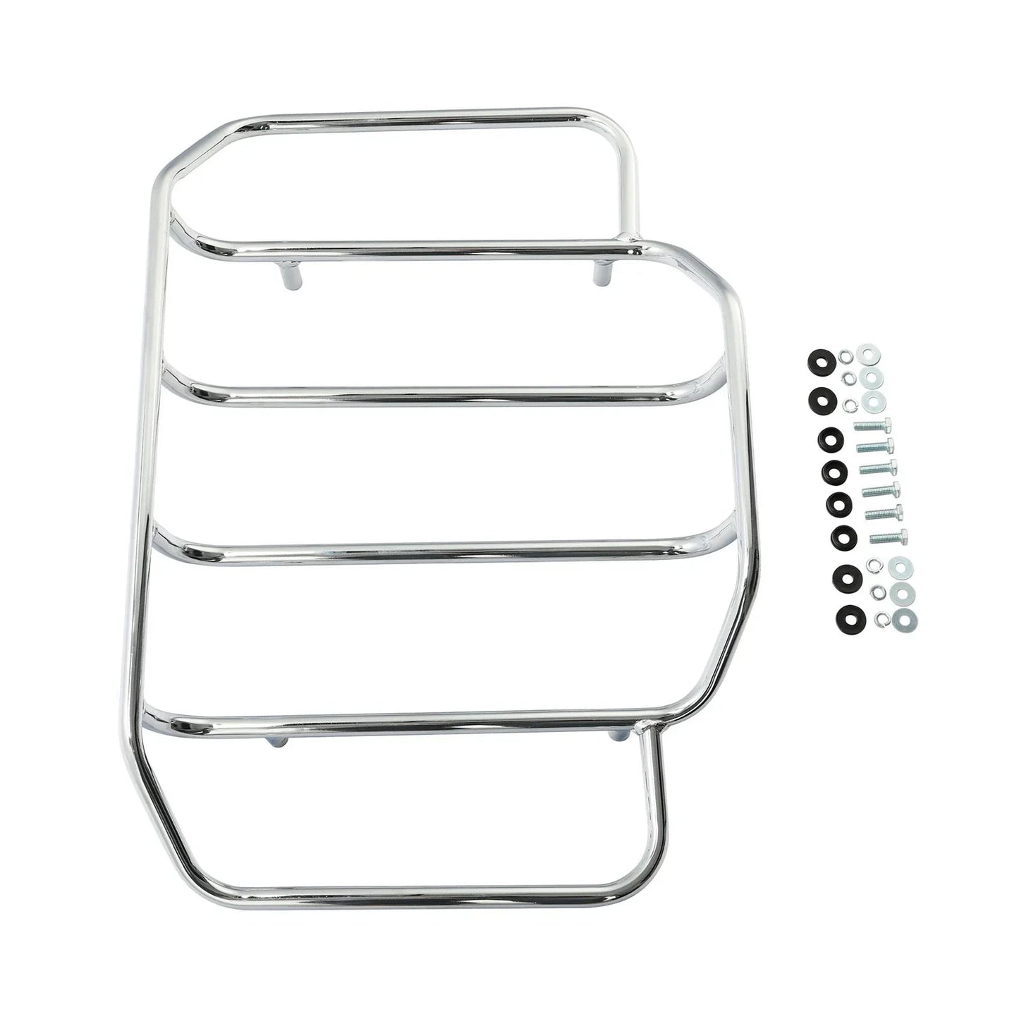 Chrome Luggage Top Rack for Harley Touring Road Glide FLHR FLHX (1984-2024)