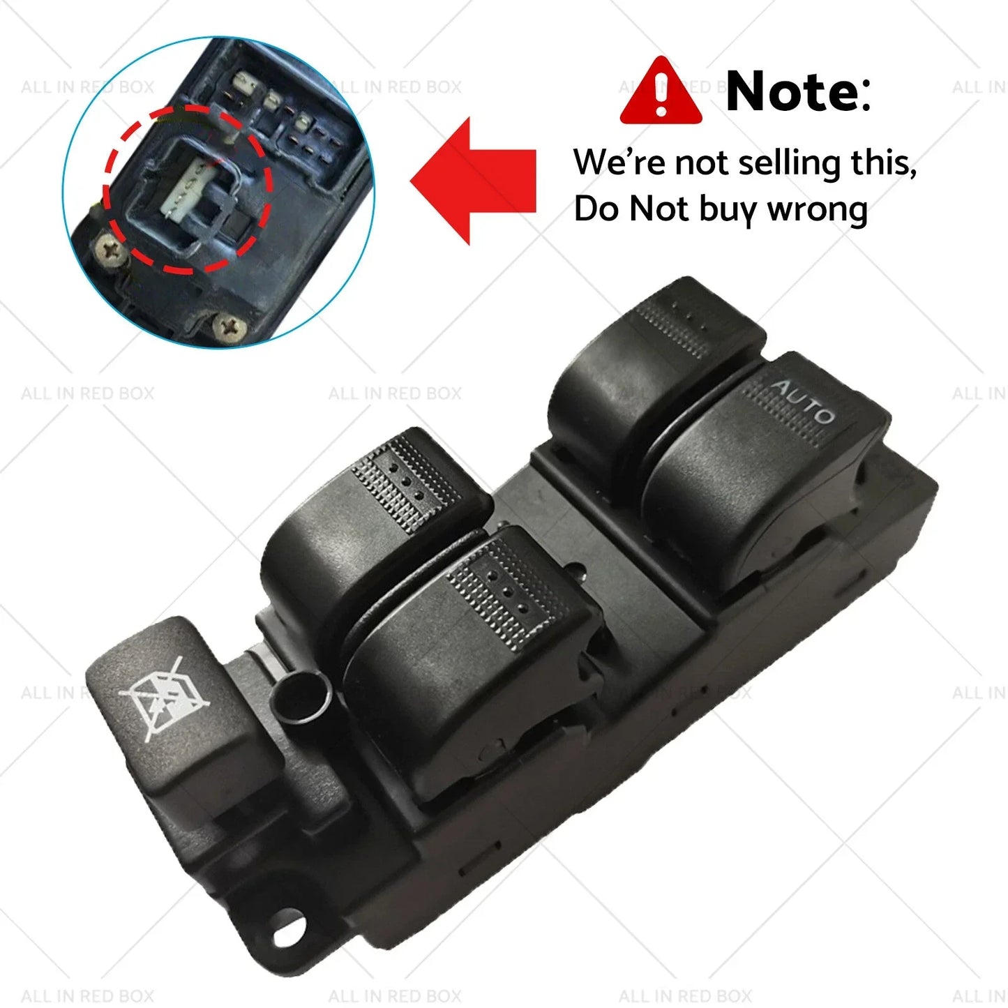 Power Window Switch for Mazda B2500, Bravo, Ford Ranger, Courier (1998-2006)