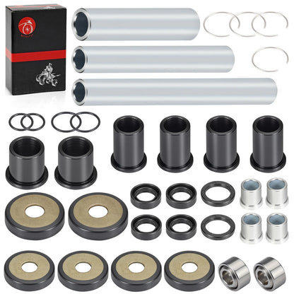 Rear Upper+Lower A-arm Bushing Shaft Kit for Honda Rincon (2003–2009)