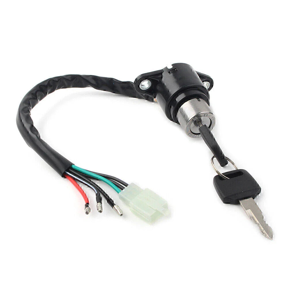 Ignition Switch Fuel Gas Cap Helmet Seat Lock Key Set for Honda Rebel 250 (1985-2016)