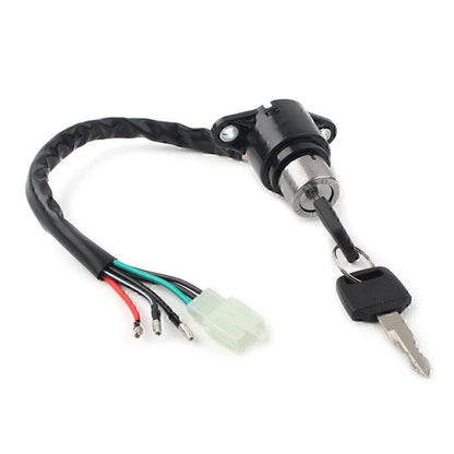 Ignition Switch Fuel Gas Cap Helmet Seat Lock Key Set for Honda Rebel 250 (1985-2016)