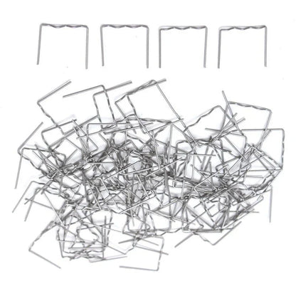 Pre-Cut Flat Staples 100pcs 0.6mm for Car Auto