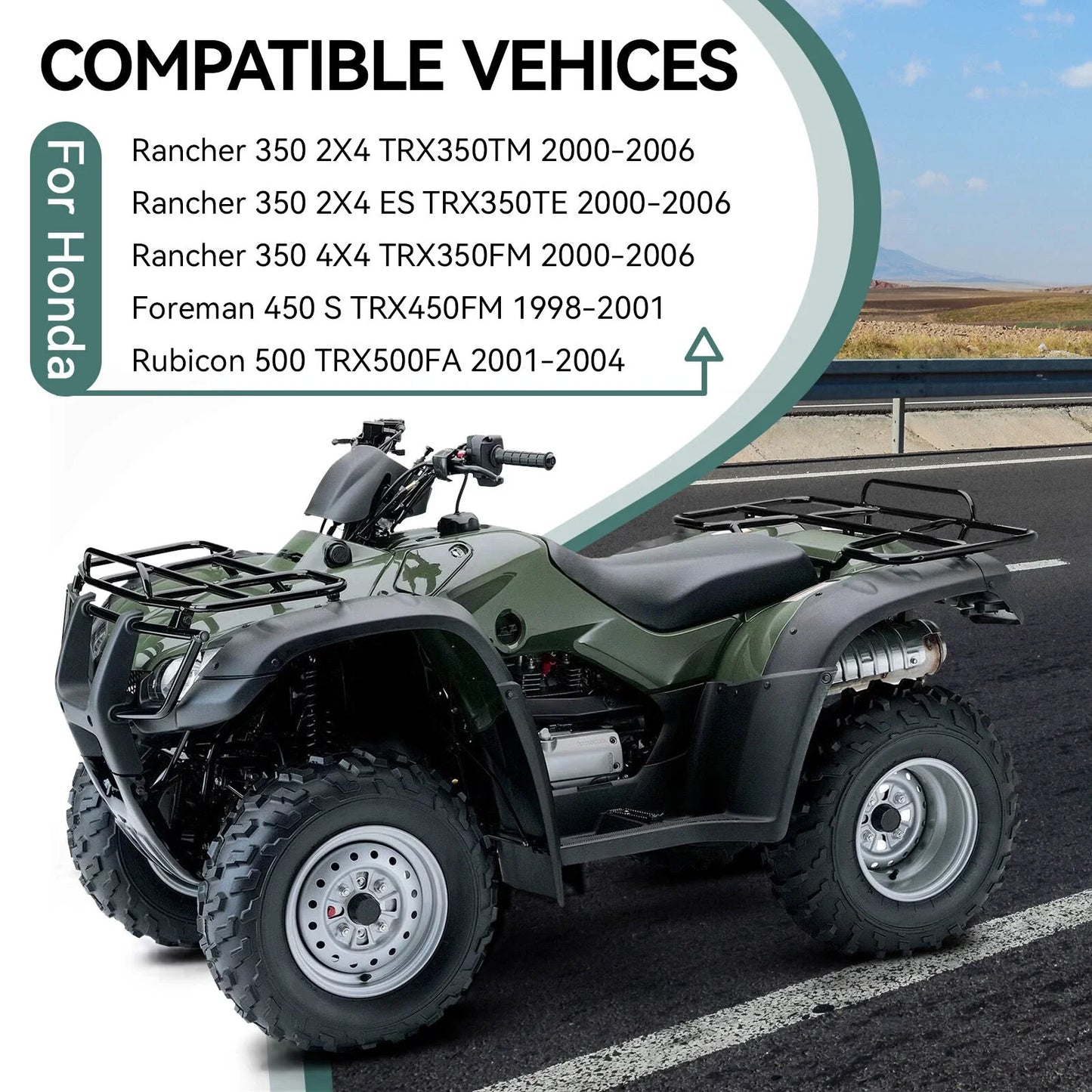 Upper Cover for Honda TRX 350 Rancher TE 2x4 ES (2000–2006)