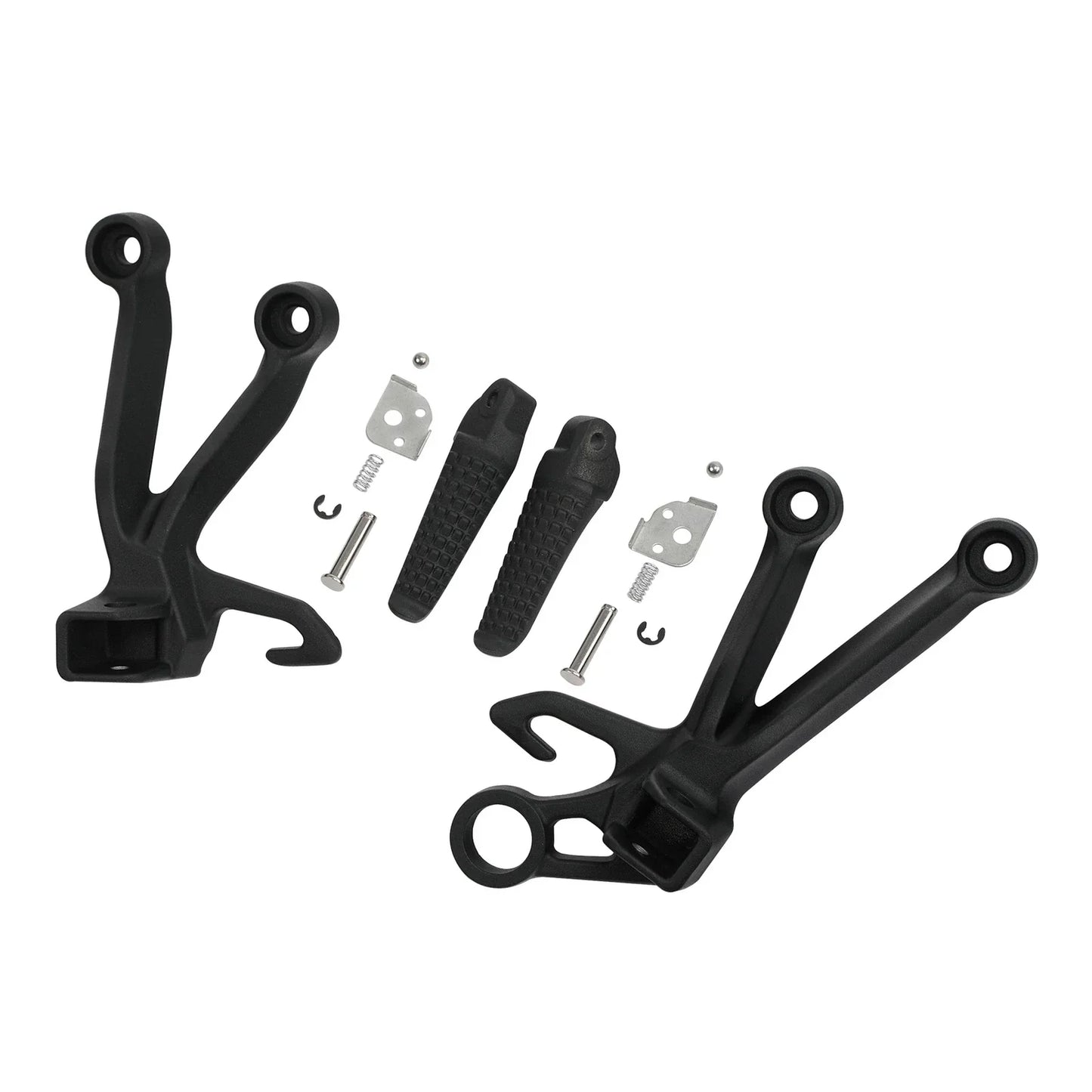 Passenger Footrests Footpegs Bracket for Suzuki GSXR1000 GSX-R1000 (2003-2004)
