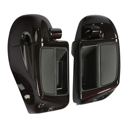 Lower Vented Fairings for Harley CVO Street Glide 2014-2024 Black Forest