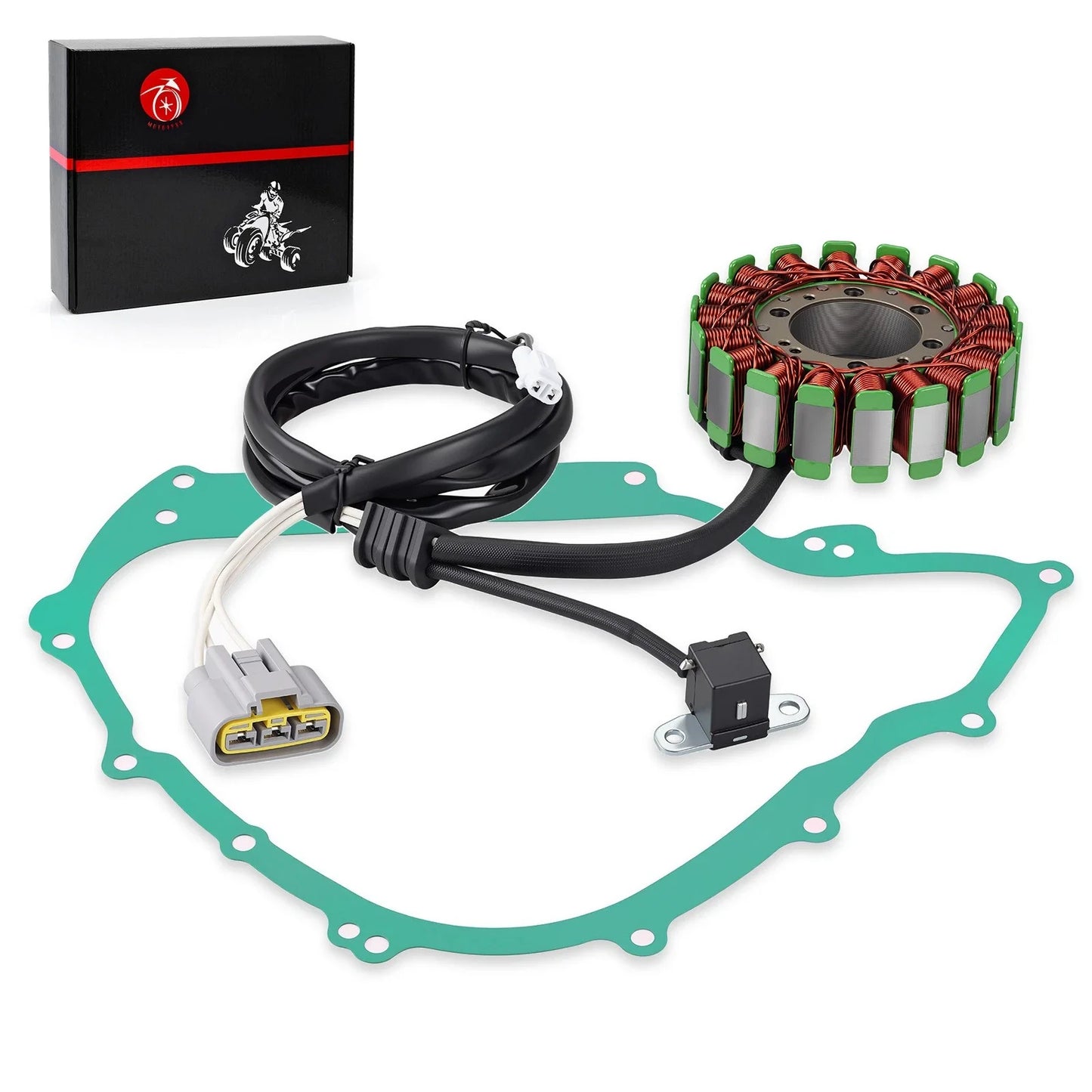 2 x Stator & Gasket for Yamaha Grizzly Kodiak 700 (2010–2023)