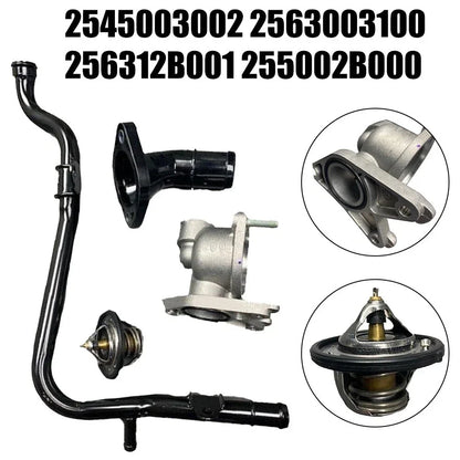 Thermostat Housing & Coolant Pipe for Hyundai i10 / Hyundai i20