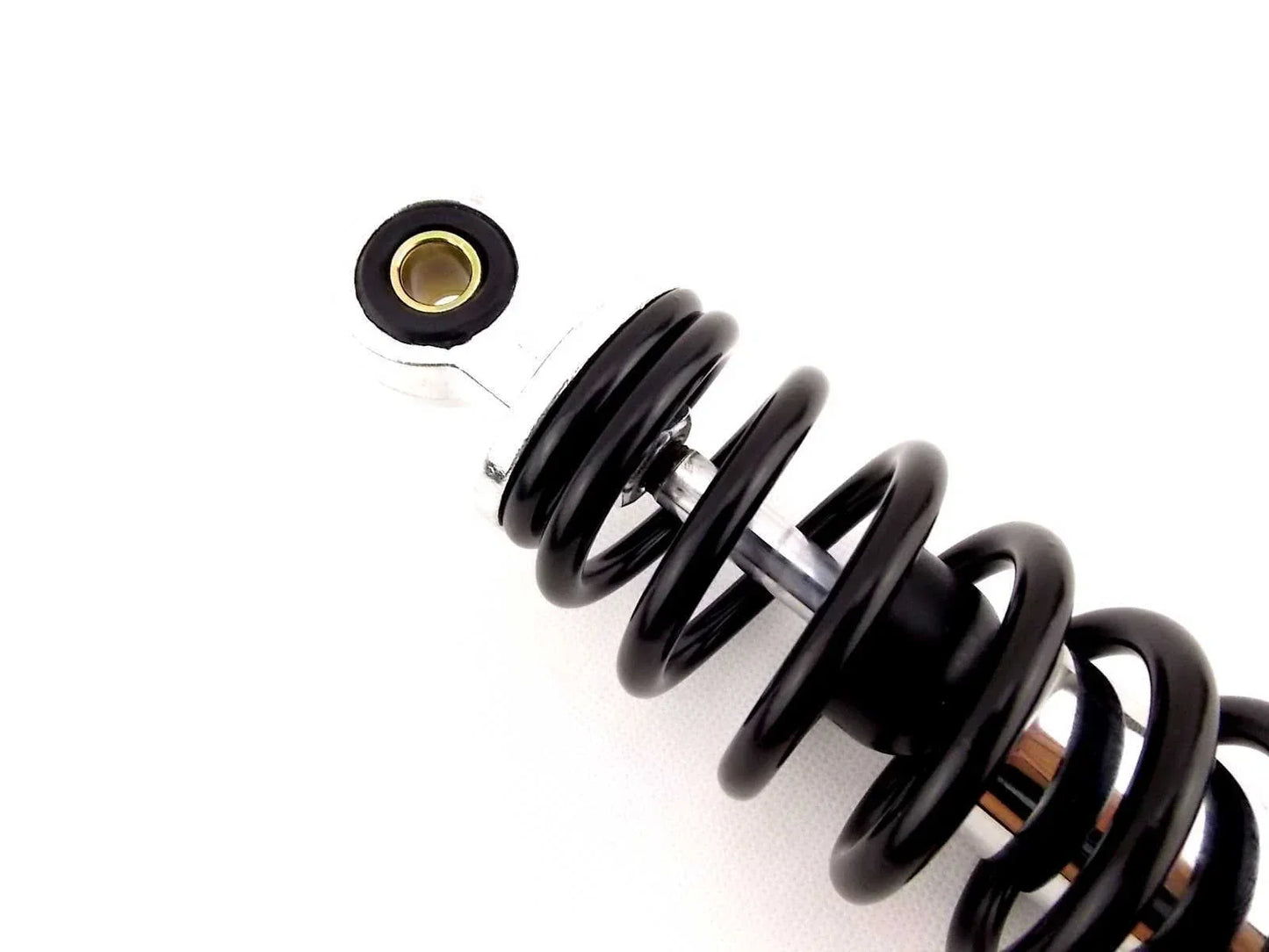 280mm JBS Black/Chrome Lowering Shock Absorbers for Suzuki T250 (1976-1977)