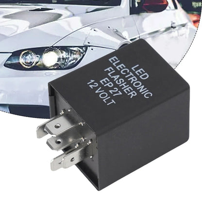 12V Flasher Relay Double Flashing Five-Legged Steering for Cars