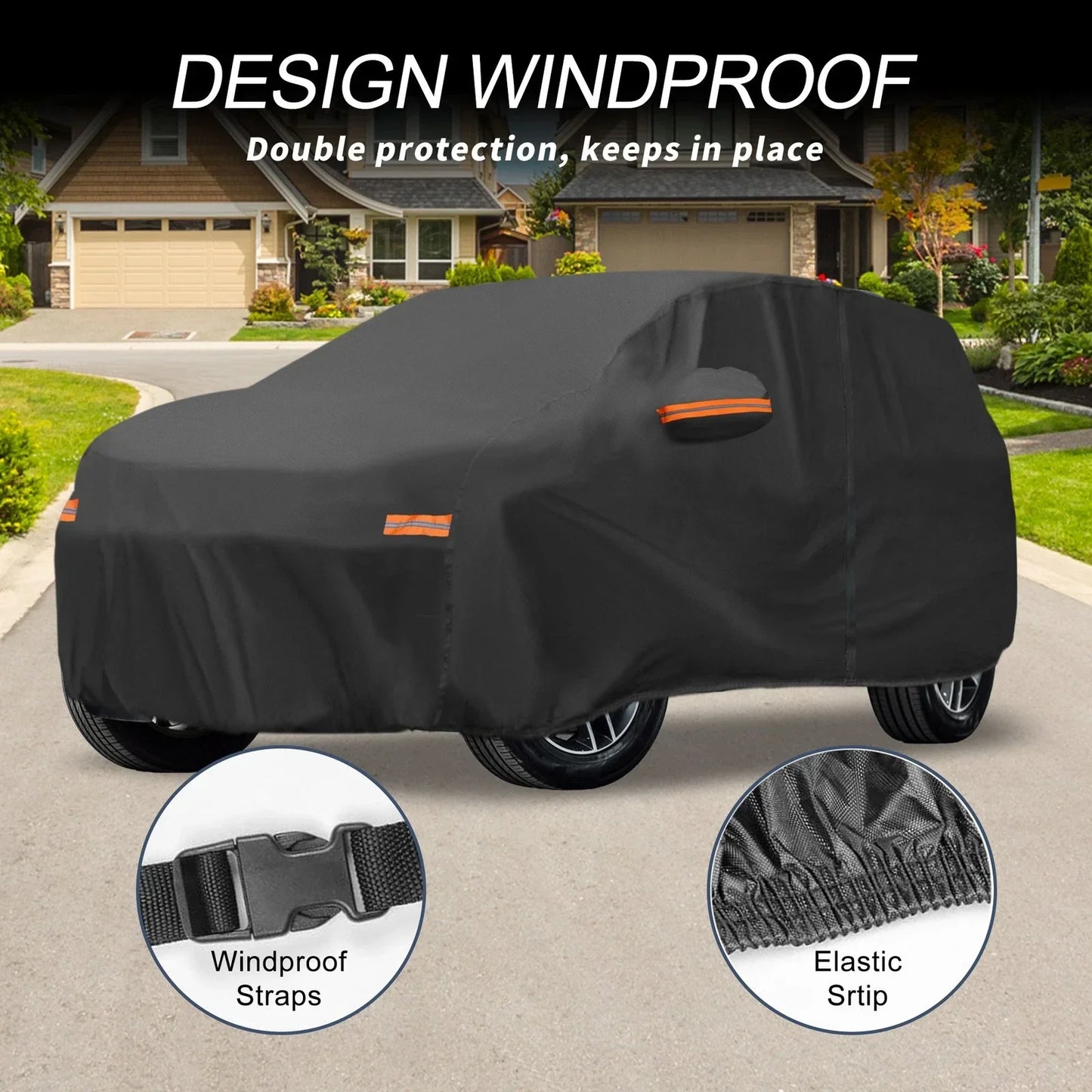 Waterproof Aluminum Film Car Cover for Honda Passport (2019-2023)