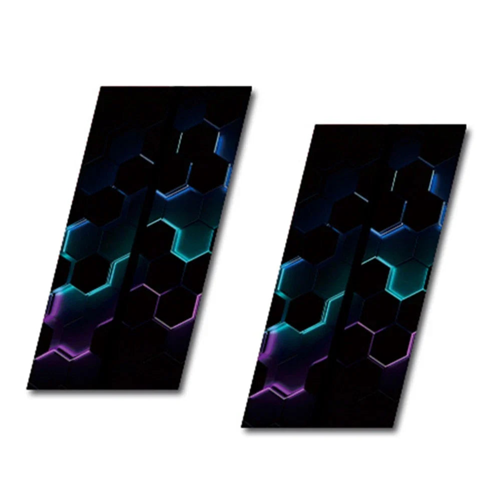 Honeycomb Waterproof Decal 2x for Car B Pillar