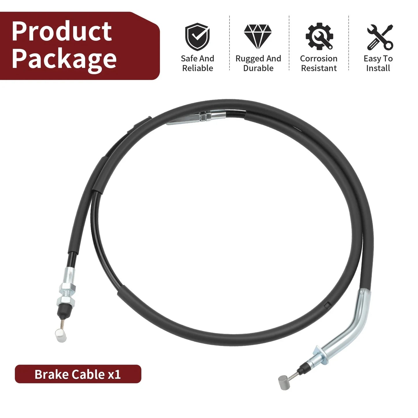 Brake Cable for Yamaha Rhino 700 YXR700F (2008–2013)