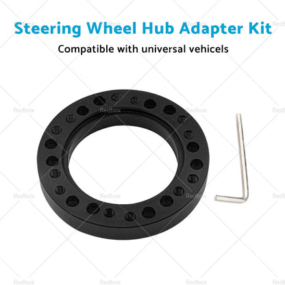 MOMO to NARDI Quick Release Black Steering Wheel Hub Adapter Spacer
