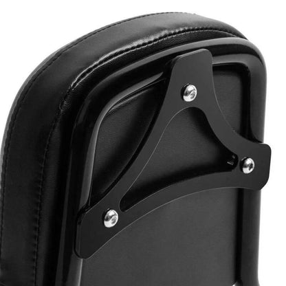 Chrome/Black Sissy Bar Backrest for Harley Softail (2018-2025)