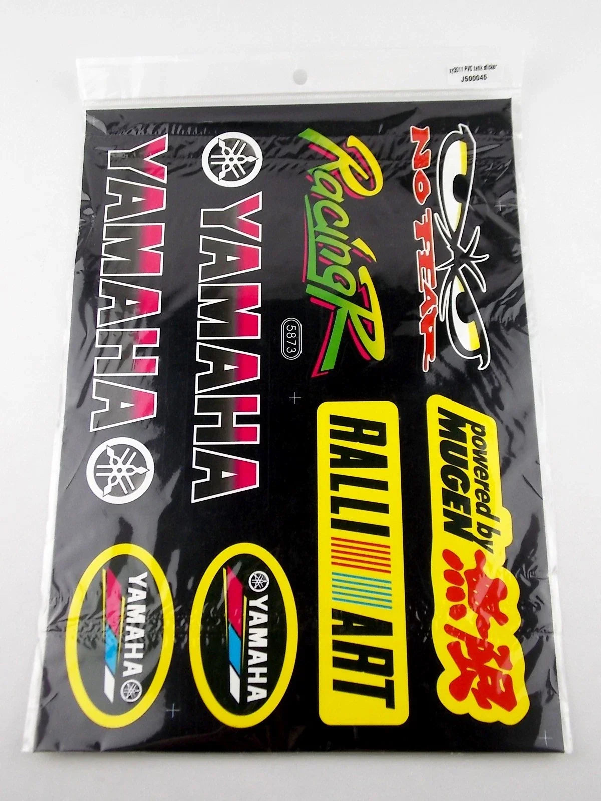Yamaha No Fear Mugen Rally Art Motorcycle Sticker Sheet Decals