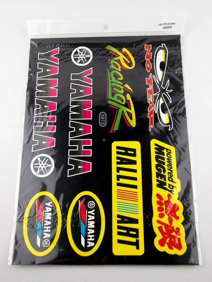 Yamaha No Fear Mugen Rally Art Motorcycle Sticker Sheet Decals