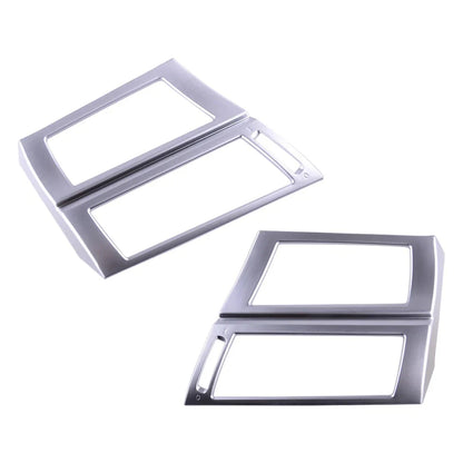 2 x Chrome Air Conditioning Socket Frame Trim for BMW X5 E70 X6 E71 (2008-2013)
