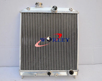 Alloy Radiator + Red Hose Kit for Honda Civic EK EG D15 D16 (1992-2000)
