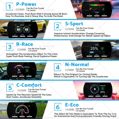 Throttle Controller for Toyota Hilux KUN26 (2005-2015) - 14 Modes